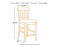 Haddigan Upholstered Barstool (2/CN)