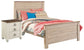 Willowton  Panel Bed With Nightstand