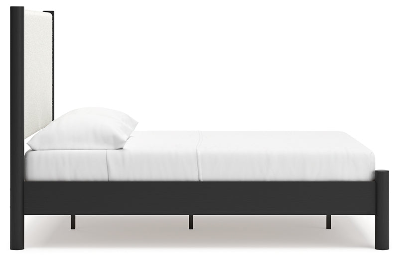 Cadmori  Upholstered Panel Bed