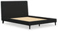 Cadmori Queen Upholstered Bed with Mirrored Dresser, Chest and 2 Nightstands