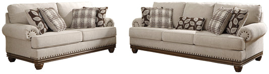 Harleson Sofa and Loveseat