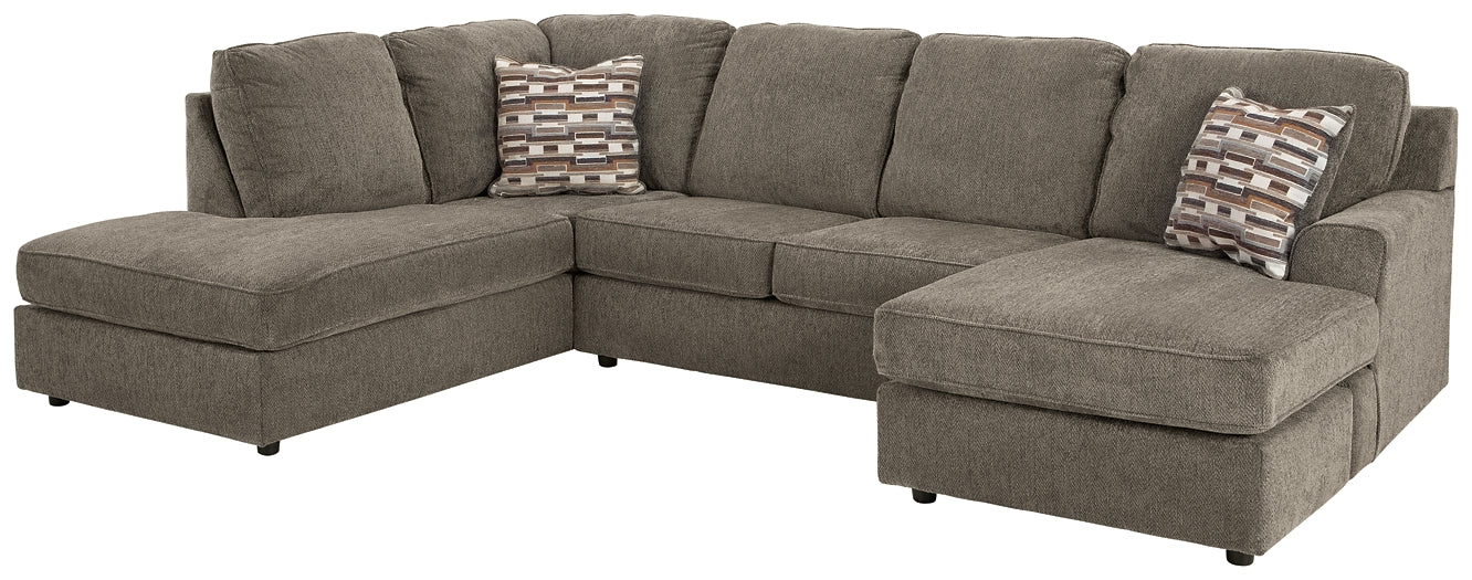 O'Phannon 2-Piece Sectional with Ottoman