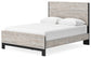 Vessalli Queen Panel Bed with Mirrored Dresser